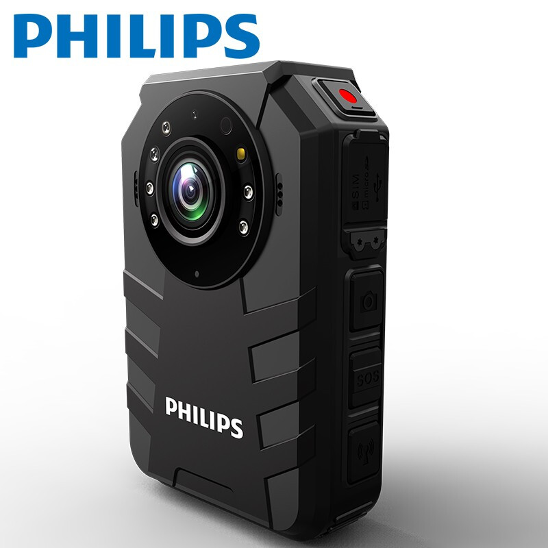 飞利浦（PHILIPS）VTR8400 智能语音执法记录仪 高清4G夜视随身录像仪