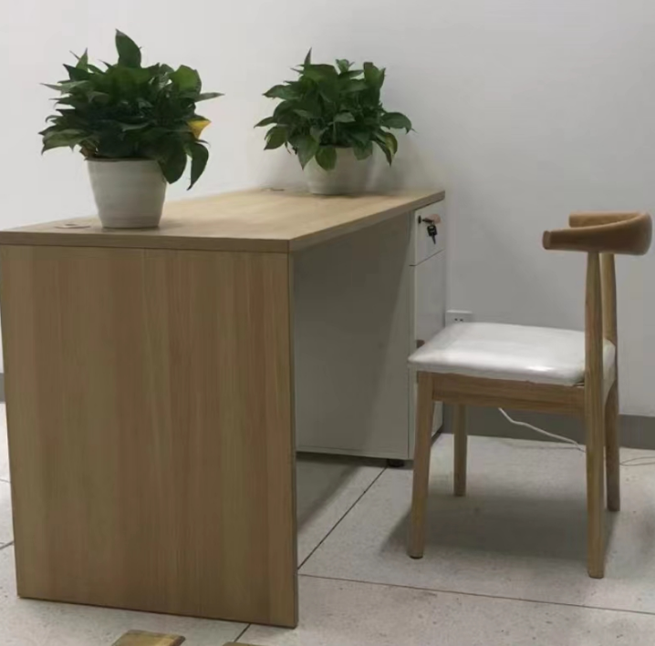 藤禧 ZY-1400 E1级办公桌(1400*600*750) 椅