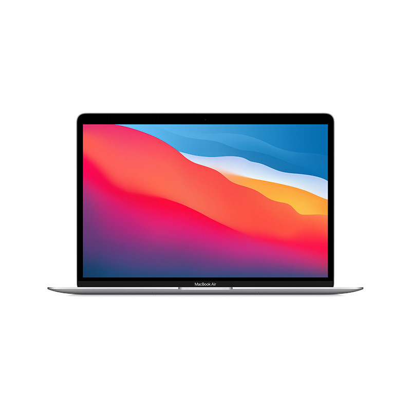 Apple MacBook Air 13.3英寸笔记本电脑(新款8核M1芯片(8核图形处理器)/8G/512GSSD/MGNA3CH/A/1年质保) 银色 单位:台