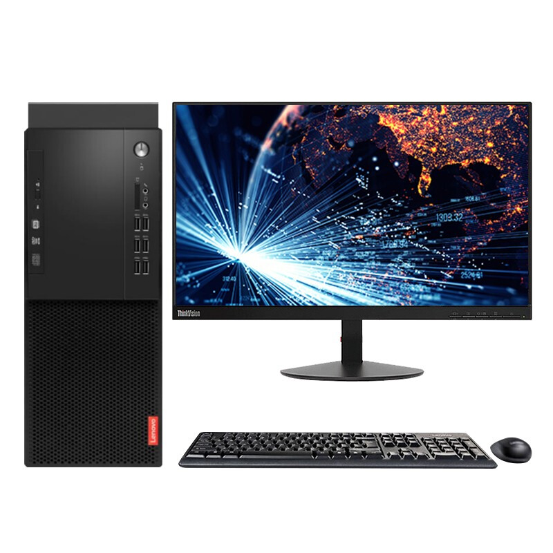 启天M428-A104 联想商用分体机/ i3-9100（四核3.6GHz） /B365主板芯片组 /4GB-DDR4内存+128GSSD /1TB 机械硬盘 /集显/180W 85%高能效电源 /USB键鼠 /联想智能云教室 /Win10 home /三年有限上门保修 /门到桌安装服务/ ThinkVision 21.5吋显示器