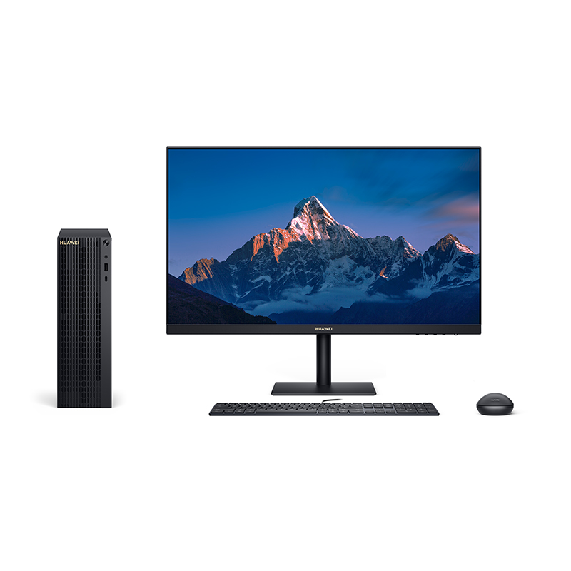 华为 Matestation B520(Corei5-10400(2.9GHz/12MB/6核)/1T/8GB(8GB*1)/无光驱/win10H/USBKB/USBMouse/串口/300W/集显/23.8显示器/三年保修)PUBZ-W5891A