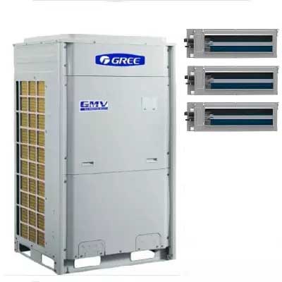 格力空调 多联机 GMV-140WL/B2（外机）+NDR-71P/B+风口*2 