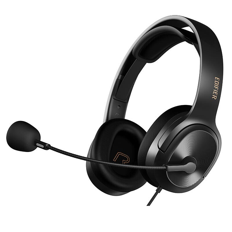 漫步者 EDIFIER 头戴式耳麦 K5000 专业考试耳机 （黑色）