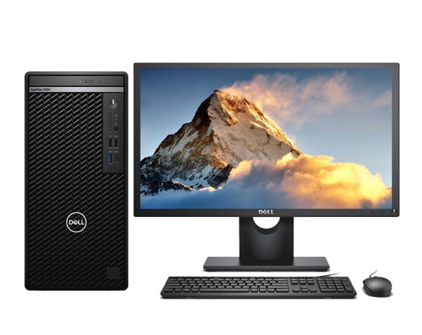 戴尔DELL 台式机5000MT（I5-12500/8G/1TB/256G/无光驱/DP+DP/WIN11H/三年保/E2422H 23.8显示器）
