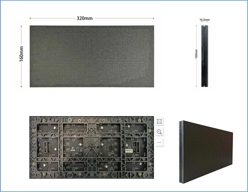 凯立特光电  LED显示屏P2.5 LED屏/屏体面积4.96*8.96m/含屏体钢结构、视频处理器及包边处理/三年质保/含安装调试