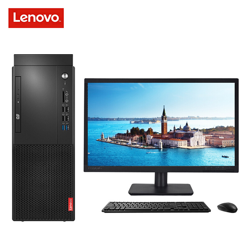 联想 启天M420-D016 台式电脑(I3-9100/4GB/1TB+128G/WIN10）