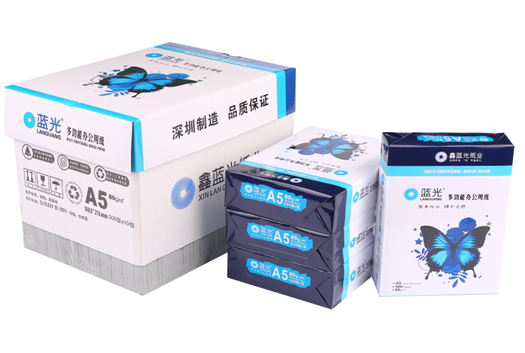 蓝光复印纸 A5 80G 500张/包 10包/箱