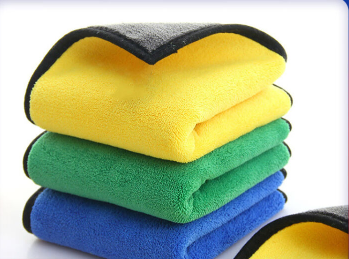 雅高 抹布 30*30cm厨房魔力去油污布5片装洗车擦车加厚双面吸水洗碗布