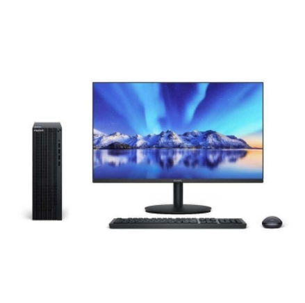 华为 擎云 B530E-L3821S 台式电脑(Core i3-12100(3.3G/12M/4核)/256G SSD+1T/8GB(8GB*1)/无光驱/USBKB/USBMouse/串口/180W/8.6升/23.8英寸/三年保修) 