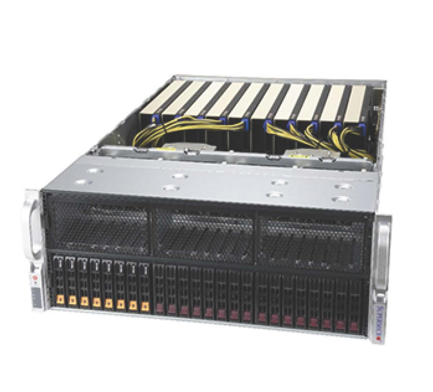 超微SuperMicro 420GP-TNR高性能运算工作站420GP-TNR 超微2*8370C/8*64GB/2T SSD+P4510-8T NVMe U.2/A6000 48G*8