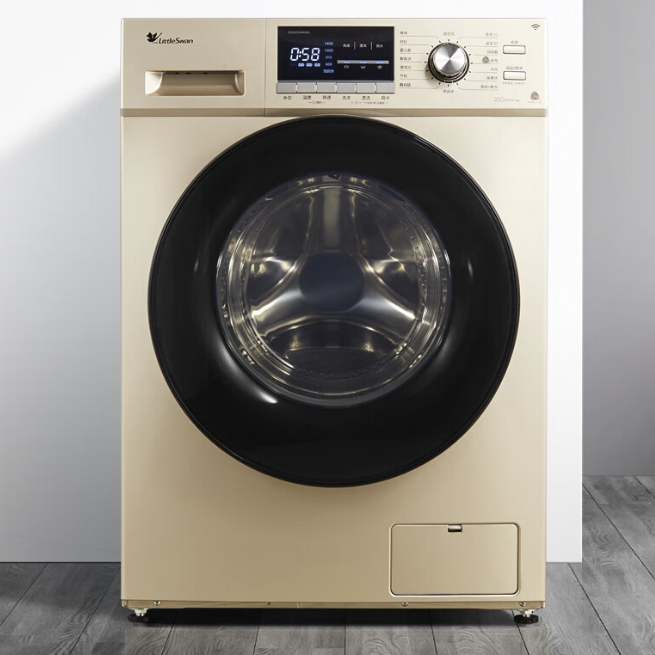 小天鹅TG100S21WDG洗衣机10公斤 滚简洗衣机全自动一级能效变频大容 量高温除菌洗WIFI智控(Y019637)