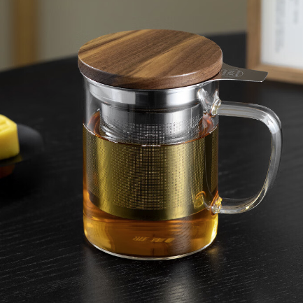 雅集茶杯耐高温加厚玻璃茶杯（透明玻璃杯）