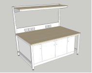 国产 医护操作台 1600W*750D*1600H