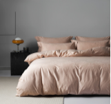 全棉水洗提花四件套 COOLLIFE【简奢系列】艾依曼香槟色