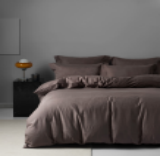 全棉水洗提花四件套 COOLLIFE【简奢系列】 蜜约鹃紫