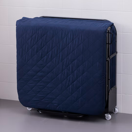 欧润哲 折叠床多档调节棉布加厚海绵三折折叠66cm