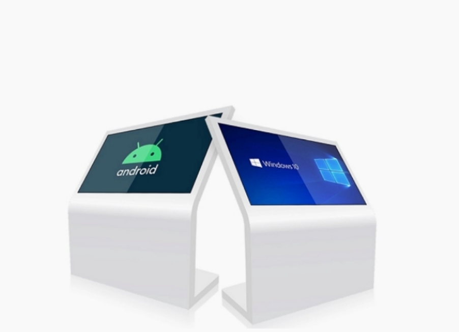 JCXS 55寸JC-DR550-WX斜面电容触摸红外广告机4k电脑主板i5十二代8+128g