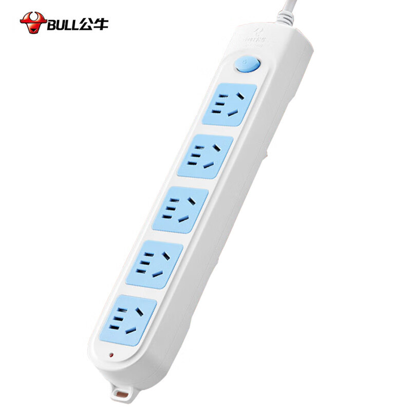 公牛（BULL）新国标插座 5位总控全长3米 GN-602