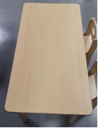 爱童堡A002橡木实木幼儿长桌2