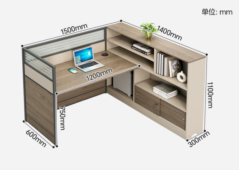 办公室屏风工位职员桌工作台卡座财务桌椅组合（支持定制）